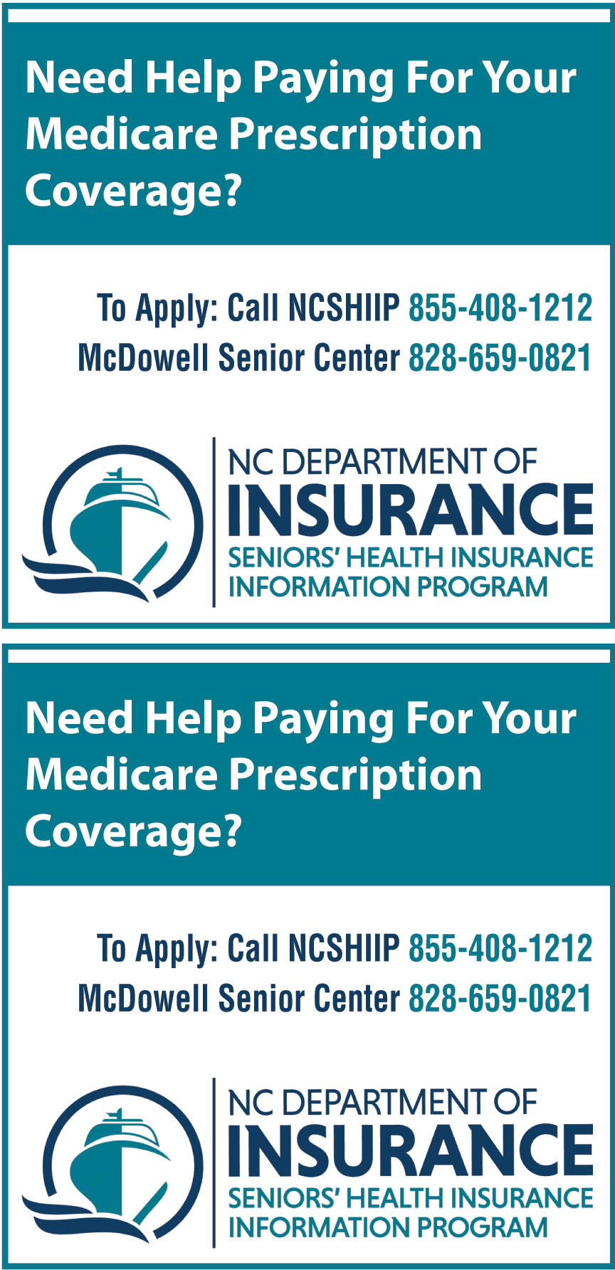 THE MCDOWELL SENIOR CENTE