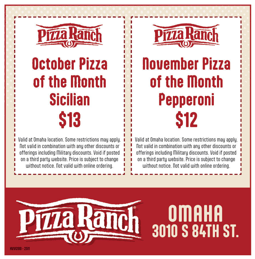 NOVEMBER PIZZA OF THE MONTH PEPPERONI $12