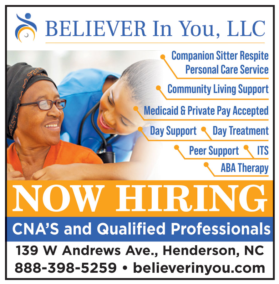 NOW HIRING CNA?S AND QUALIFIED PROFESSIONALS