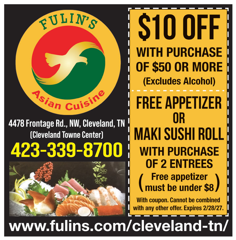 FREE APPETIZER OR MAKI SUSHI ROLL WITH PURCHASE OF 2 ENTREES