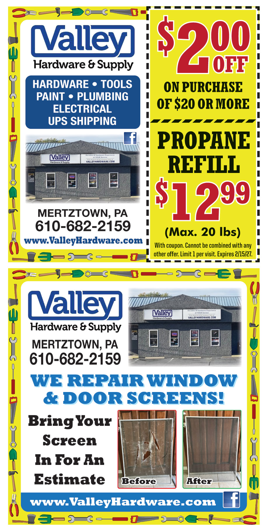 VALLEY HARDWARE AND SUPPL